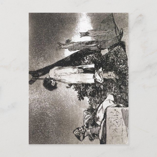 Krigets fasor, plansch 36 Goya, Tampoco Vykort (Framsida)