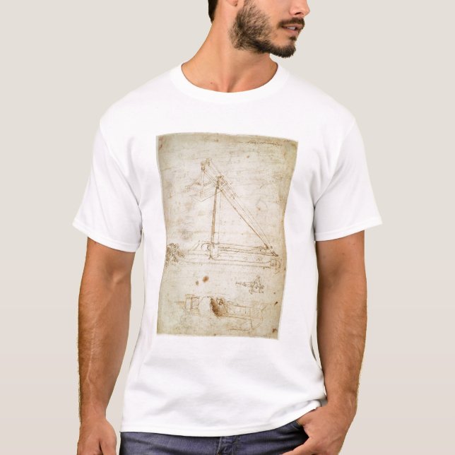 Krigmaskin (rita på papper), t shirt (Framsida)
