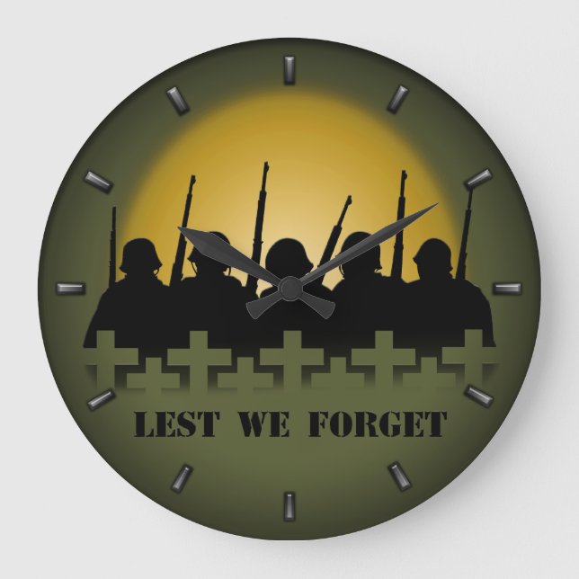 Krigminnesmärken tar tid på, Lest vi glömmer Stor Klocka (Framsida)