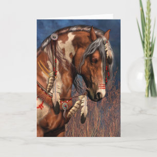 Krigponny Notecard Kort