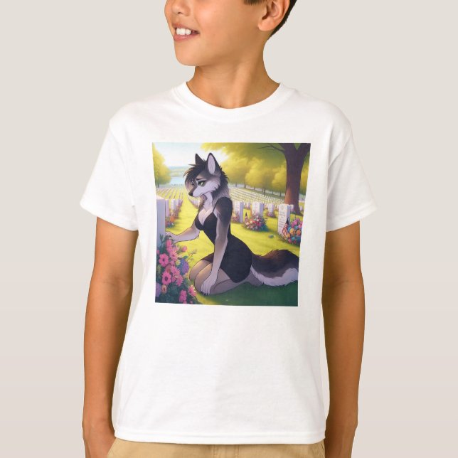 Krigsänkevarg  t shirt (Framsida)