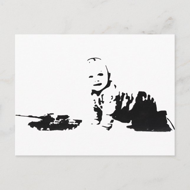 Krigsbarn Vykort (Framsida)