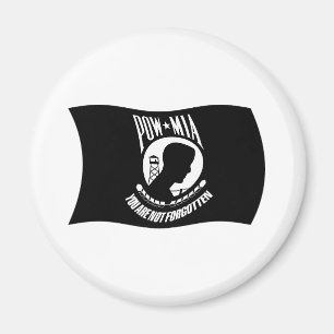 Krigsfångar & Försvunna Flaggmagnet Magnet