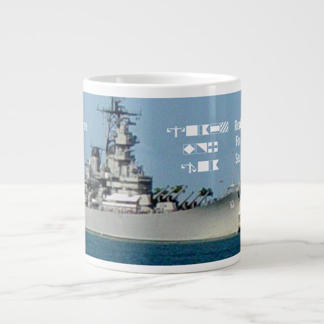 Krigsfartyg Specialmugg Jumbo Mugg (Framsidan)