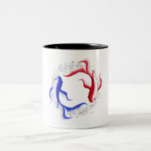 Krigsflöde Abstrakt Yin Yang Kampsport