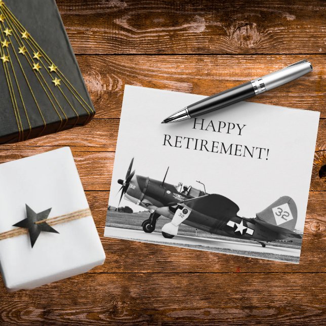 Krigsflygplanspilot Pensionär WWII Flygfoto Anpass Vykort (Skapare uppladdad)
