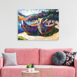 Krigskanoer | Emily Carr | Canvastryck