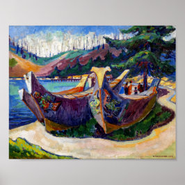Krigskanoer | Emily Carr | Poster