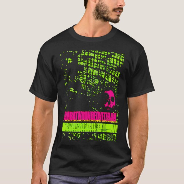 Krigsskadadveteran T Shirt (Framsida)
