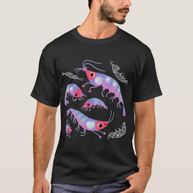 Krill - mörk t shirt (Framsida)