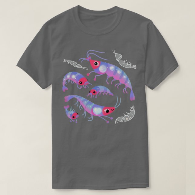 Krill mörk t shirt (Design framsida)