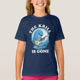 Krillen är Borta - den ynka val som spelar Guitar T Shirt