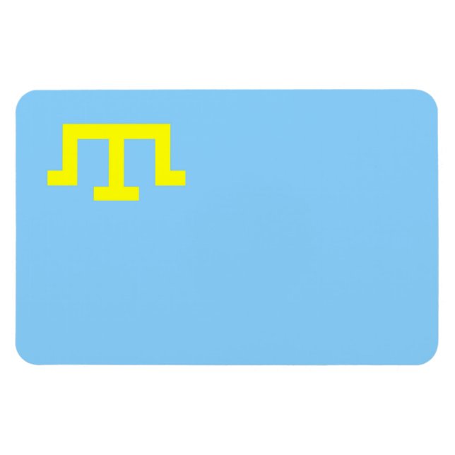Krim Tatar folk etnisk flagga Magnet (Horisontell)