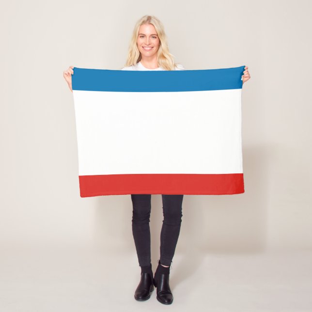 Krimflagga Fleecefilt (På plats)
