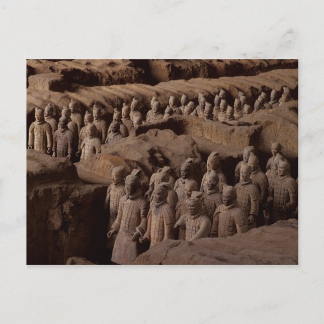 Kriminalarmén vid kejsare Qin Vykort (Framsida)