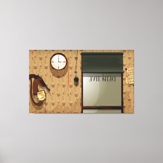 Kriminalassistent Canvastryck (Framsida)