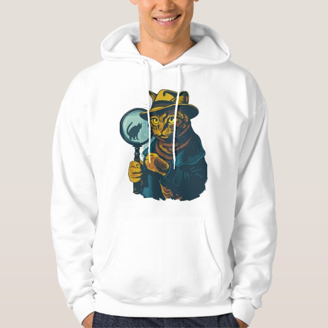 Kriminalassistent Cat Mymysterium Hoodie (Framsida)