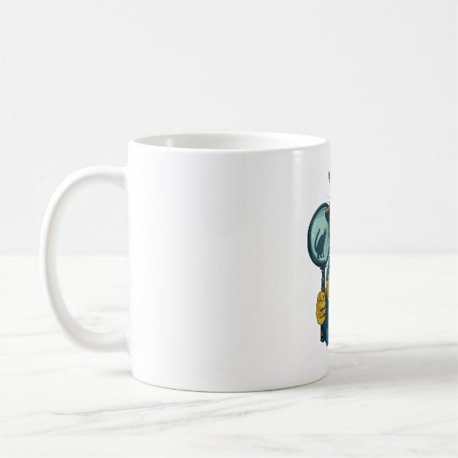 Kriminalassistent Cat Mymysterium Kaffemugg (Vänster)