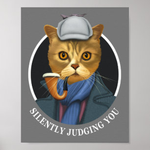 Kriminalassistent Cat - tyst dömer dig Poster