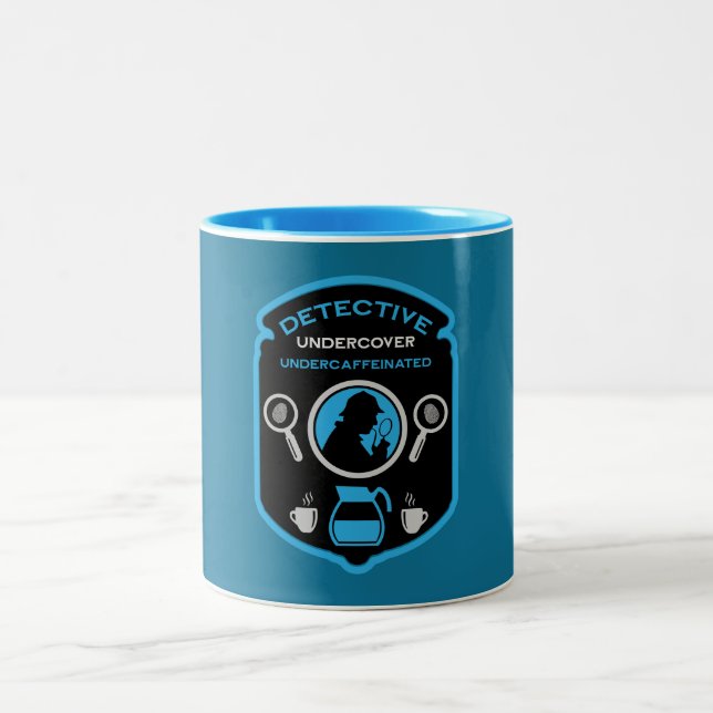 Kriminalassistent-Thed Coffee Två-Tonad Mugg (Center)