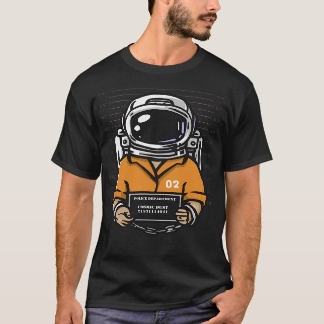 Kriminalastronaut T Shirt (Framsida)