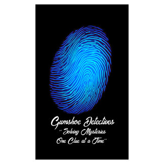 Kriminalbyrå/Affärskort för säkerhet Visitkort