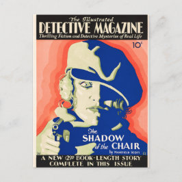 Kriminalinspektören Magazine 1930 Crime Noir Vykort
