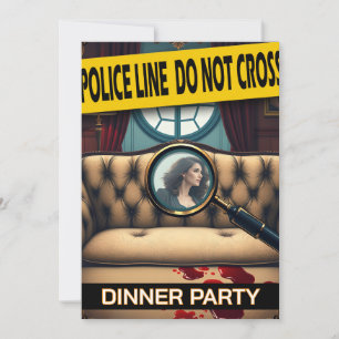 Kriminalmordsmysterium, middag i party vuxnor inbjudningar