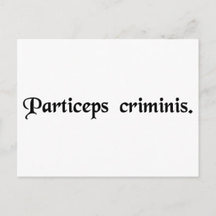 Kriminalpartner. Vykort