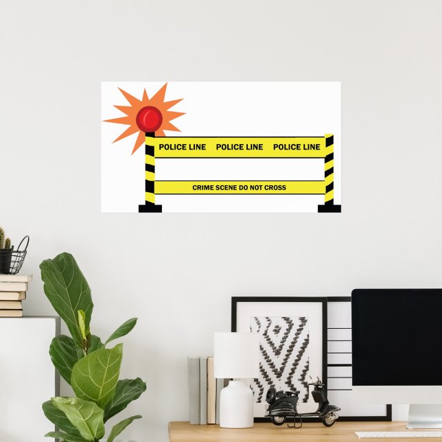 Kriminalscen för polisradsbrott Poster (Skapare uppladdad)