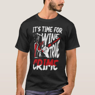 Kriminalscen och seriell dödtid för sammanslagning t shirt