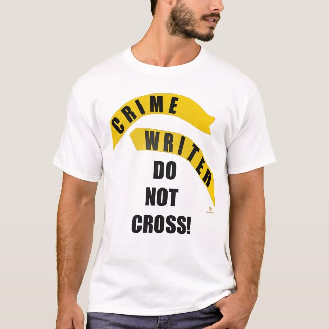Kriminalskrivprogram utan korsning av genre Humor T Shirt (Framsida)