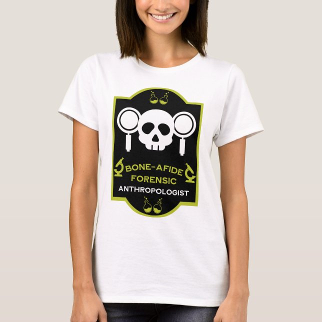 kriminalteknisk antropolog t shirt (Framsida)
