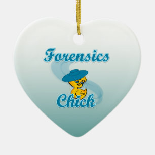 kriminalteknisk Chick nr 3 Julgransprydnad Keramik
