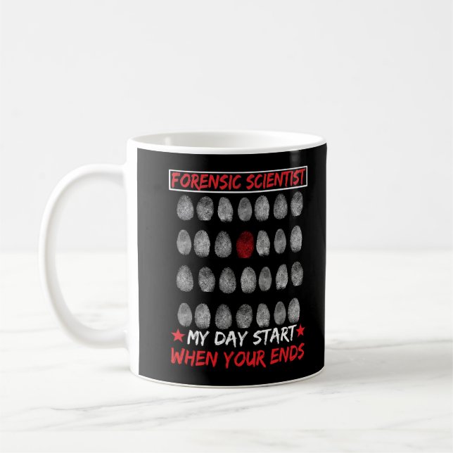 kriminalteknisk DNA-detektiver Kaffemugg (Vänster)