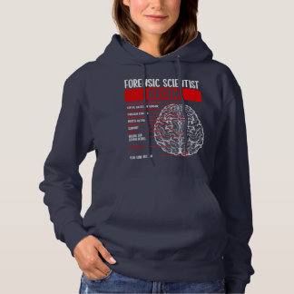 kriminalteknisk forskare Brain Crimonolog Brain Br T Shirt