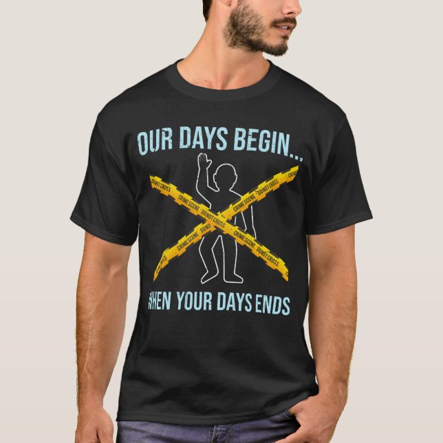 kriminalteknisk kriminaltekniker t shirt (Framsida)