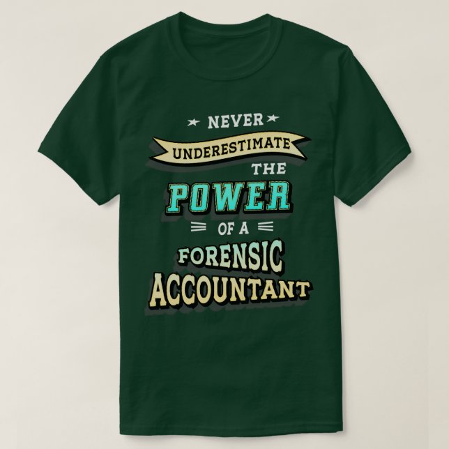 kriminalteknisk revisor t shirt (Design framsida)