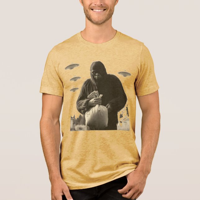 Kriminell Bigfoot T Shirt (Framsida)