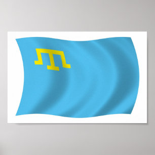 Kriminella tatars Flagga Poster Skriv ut