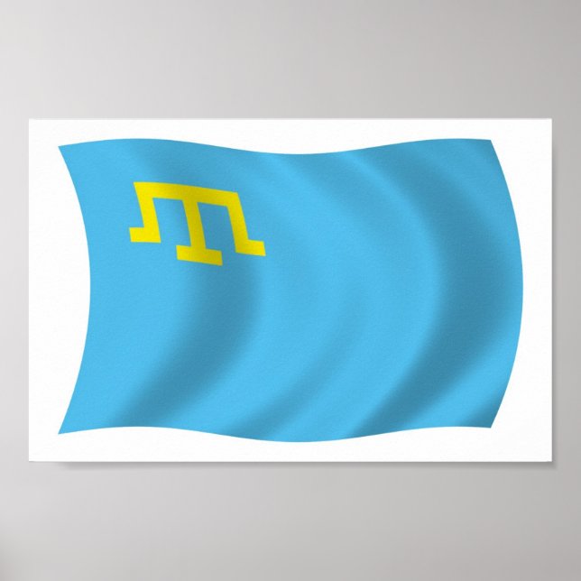 Kriminella tatars Flagga Poster Skriv ut (Framsidan)