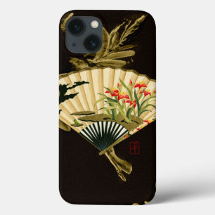 Kriminellt orientaliskt Fläkt med Blommigt Design