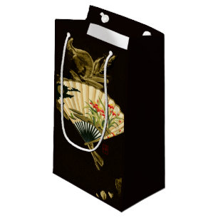 Kriminellt orientaliskt Fläkt med Blommigt Design