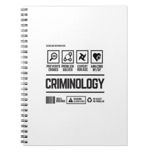 kriminologi anteckningsbok