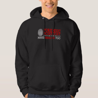 Kriminologi Forensik och rättsmedicin Hoodie