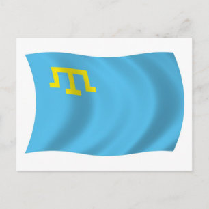 Krimtatarernas flagga vykort