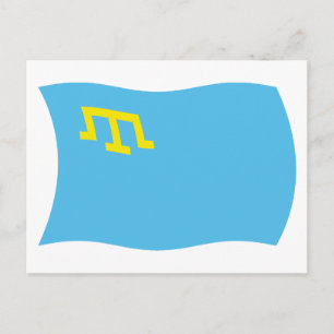 Krimtatarernas flagga vykort