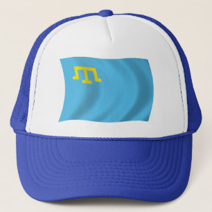 Krimtatarernas flagghatt truckerkeps