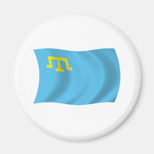 Krimtatarernas flaggmagnet magnet