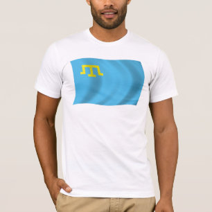 Krimtatarernas flaggtröja tee